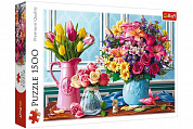 Trefl Пазл Цветы в вазах 1500 деталей 26157/TR26157 с 12 лет