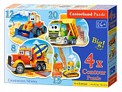 Castorland ����� 4 � 1 ������������ ������� ������ 8�12�15�20 ��������� 3040/D3-043040 � 4 ���