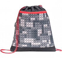 Belmil Мешок-рюкзак для обуви с карманом 35х43 см Bricks Grey 336-91/9