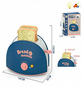 Happy Family Тостер с хлебом, синий, свет и звук LS820B22-6 с 3 лет