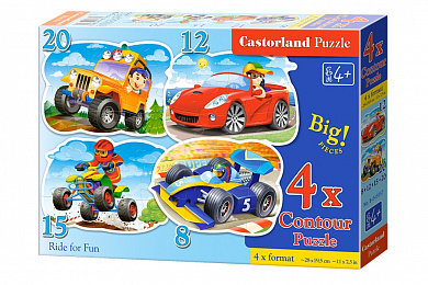 Castorland   4  1 (8, 12, 15, 20 ) D3-043057 3057  4 