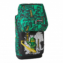 LEGO Рюкзак школьный Optimo 20 л с сумкой Ninjago Green 20238-2301