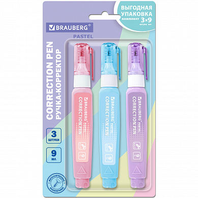 Brauberg �����-��������� 9 �� 3 ����� Pastel 274237