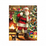 Eureka Пакет подарочный 33x45.5x10 см, Новый год, Санта с подарками арт.EUX/170411