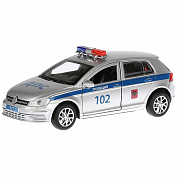 Технопарк Машина Полиция 12 см двери и багажник, металл GОLF-Р с 3 лет