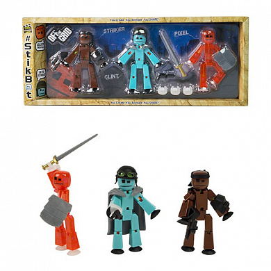 Stikbot ������� 3 ������� Stikbot Off the Grid, Striker � 4 ���