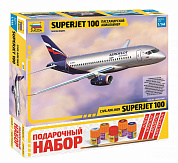 Звезда Самолет Superjet 100 Сборная модель 7009ПН с 10 лет