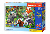 Castorland Пазлы Животные джунглей 40 деталей MAXI 0315/MX-040315 с 3 лет