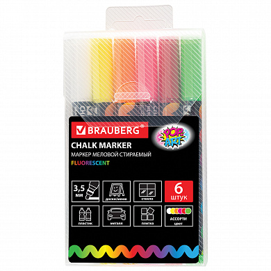 Brauberg ������� ������� Pop-Art, ����� 6 ������, 3,5 ��, ���������, ��� ������� ������������, 15152