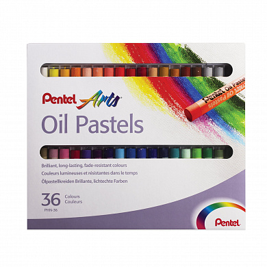 Pentel ������� �������� �������������� Oil Pastels, 36 ������, ������� �������, ��������� ��������, 