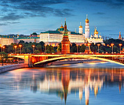 Картина по номерам Ночной Кремль Роспись по холсту 40х50 см BFB0990 с 8 лет