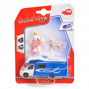 Dickie Дикки Машинка для кемпинга с фигурками, 12 см, 3 вида с 3 лет