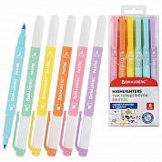 Brauberg ����� ����������������� ������������ 6 ���������� ������ Twin Pastel 1-5 �� 152518