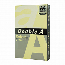Double A Бумага цветная А4, 80 г/м2, 500 л пастель, светло-желтая, для офисной техники115113