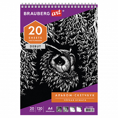 Brauberg �������� ������ ������ 120 �/�2, 205�290 ��, 20 �, �������, ������� ��������, Art Dedut, 11