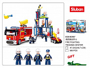 Sluban Конструктор Тренировочный центр пожарников 585 деталей M38-B0967 с 6 лет