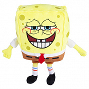 SpongeBов Игрушка плюшевая 20 см со звуком Спанч Боб (пукает) EU690902 с 3 лет