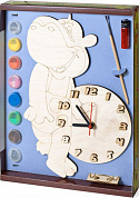 Бэмби Часы с циферблатом под роспись Бегемот арт.ДНИ 115 с 5 лет