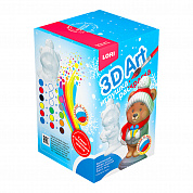 LORI 3D игрушка-раскраска Новогодний мишка Ир-030 с 5 лет