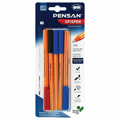 Pensan ����� �������� Officepen, ����� 10 ��, �������, ���� 1 ��, ����� ������ 0,5 ��, 1010/B10