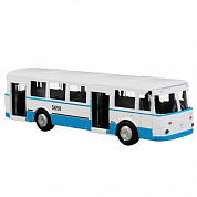 Технопарк Автобус ЛИАЗ-677 15 см нерционный, металл SB-16-57-BL-WB с 3 лет