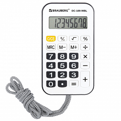 Brauberg ����������� ��������� �� ������� DC-109-WBL (61x110 ��), 8 �������� �����/������, 272643