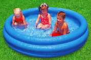Intex Детский надувной бассейн голубой 168х40 см 58446NP с 3 лет