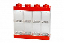 LEGO Лего Дисплей для минифигур 8 штук красный 40650001