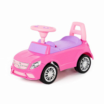 Полесье Каталка-автомобиль SuperCar №3 со звуком (розовая) 84491 с 2 лет