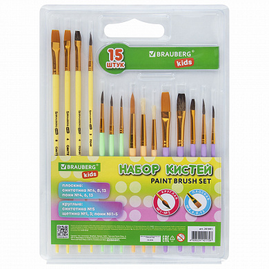 Brauberg ����� ����� 15 �� (���� � 9 ��, ��������� � 4 ��, ������ � 2 ��) Kids 201081